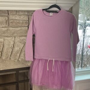 Crewcuts Lavender Long Sleeve Dress